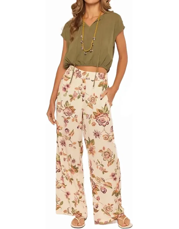 Bettina Lightweight Pull-on Rayon Pants