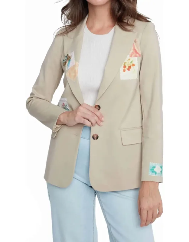 Stamp Patch Blazer