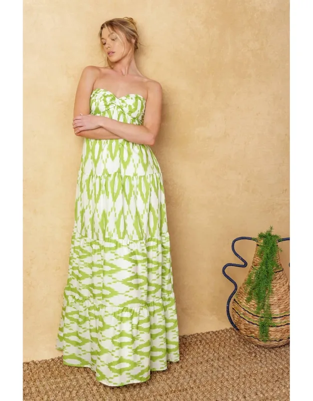 Petal Of Time Woven Maxi Dress