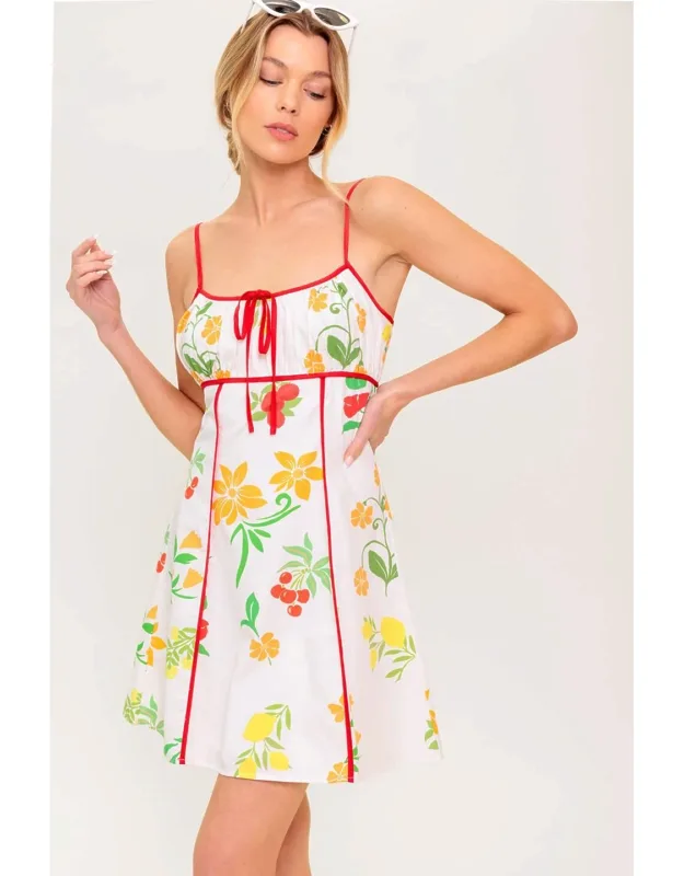 Heart Of Gold Woven Mini Dress