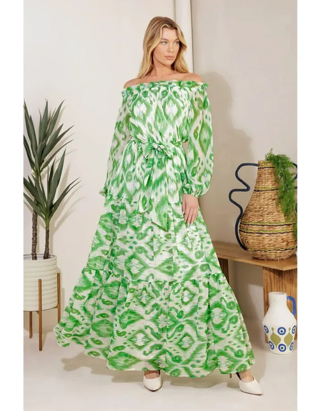 Eclipse's Whisper Woven Maxi Dress