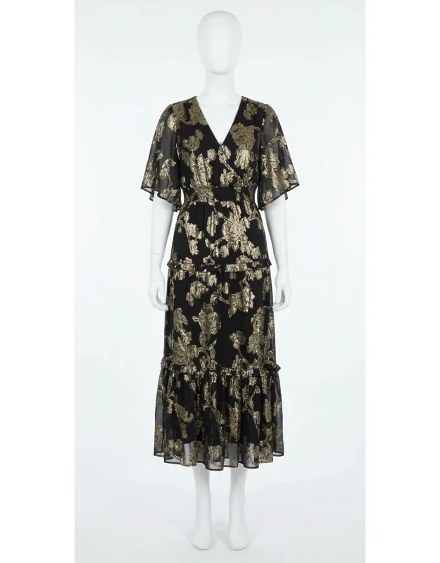 Kiera Jacquard Maxi Dress