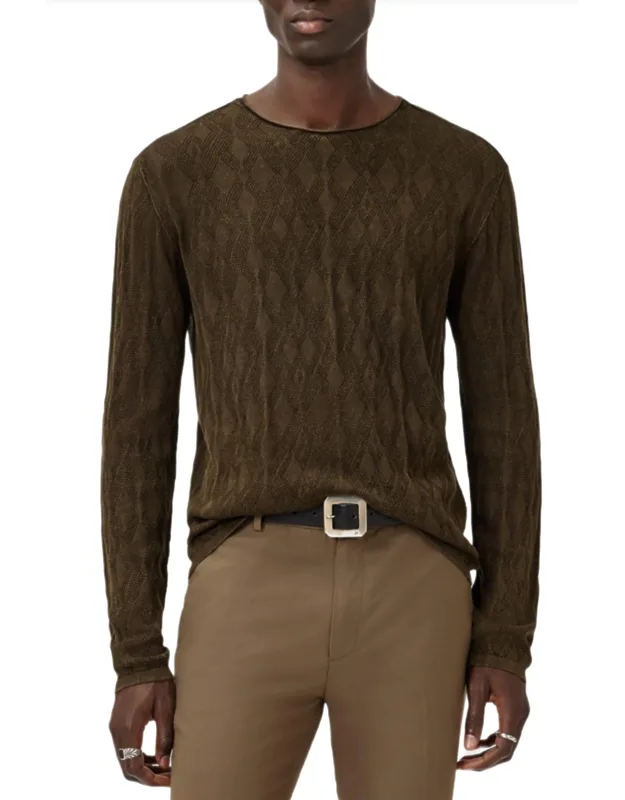 Brycen Long Sleeve Crew Neck Tee