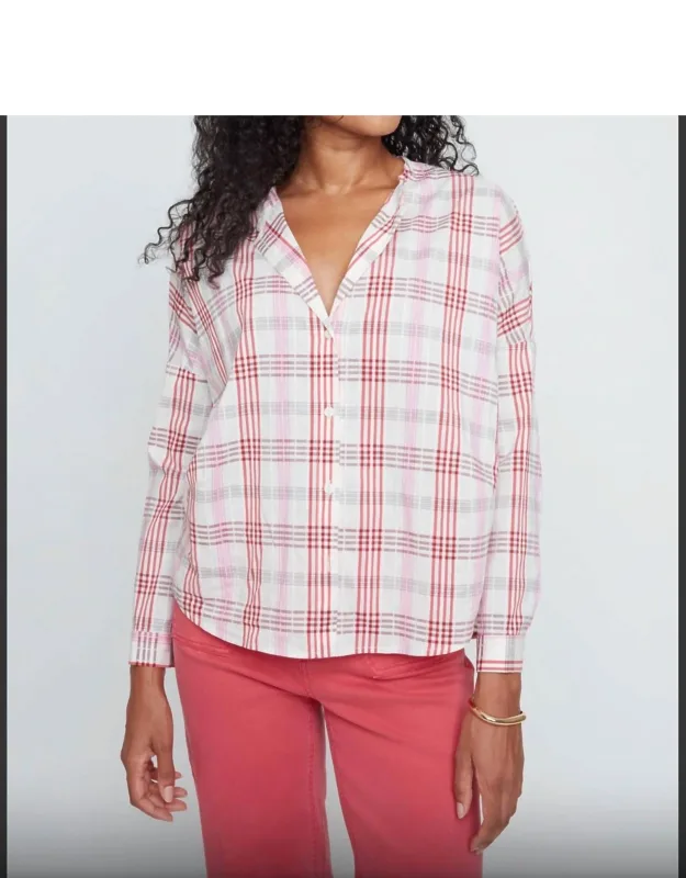 Plaid Breeze Blouse