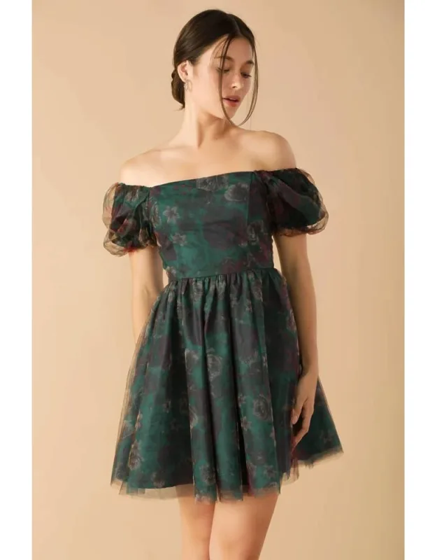 Woven Organza Dress