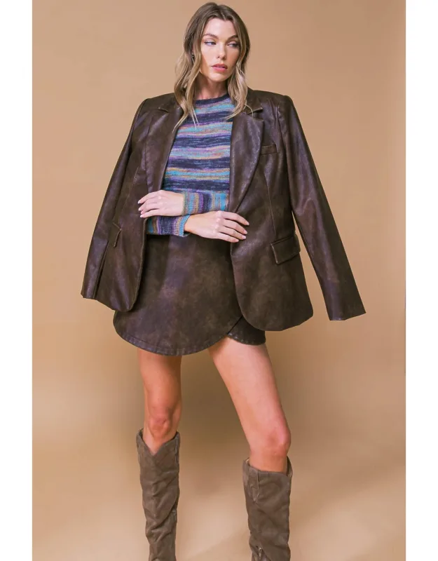 Exceptional Look Faux Blazer