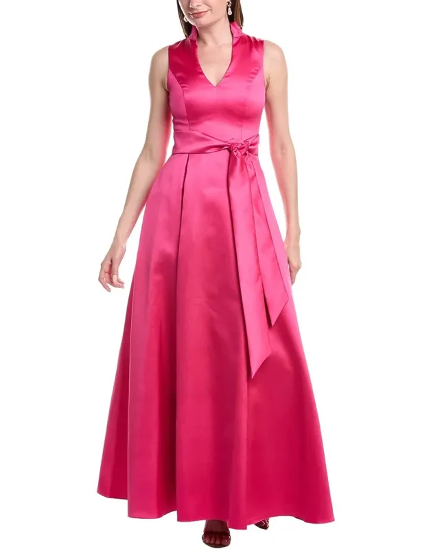 Mikado Tie Front Dress