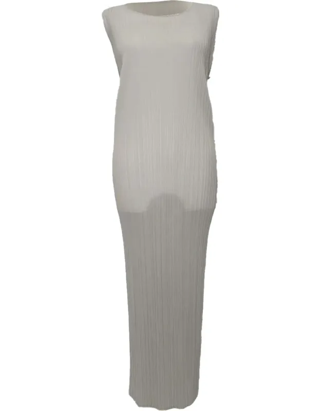 Pleated Midi Dress