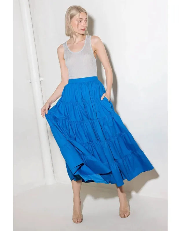 Simply Spellbound Woven Full Midi Skirt
