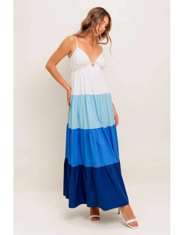 Cruise Mode Woven Midi Dress