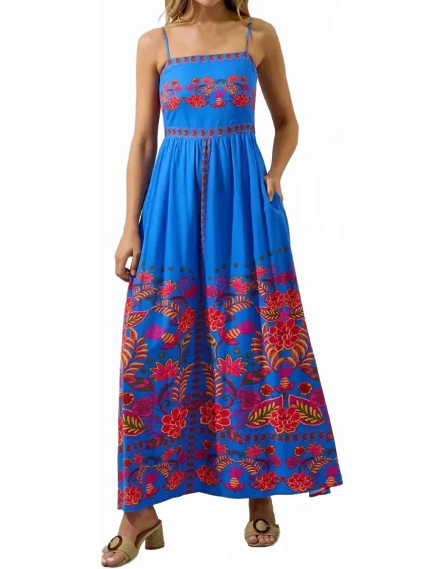 Maline Linen Maxi Dress