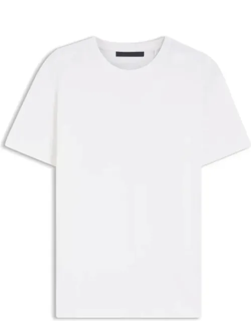 T-shirt In Cotton And Silk