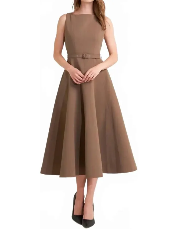 Sleeveless Midi Dress