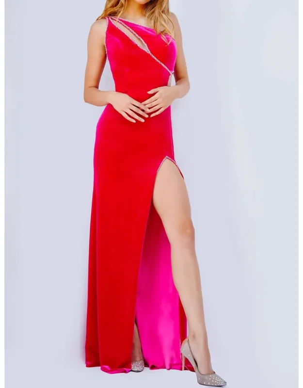 One Shoulder Cut Out Dress