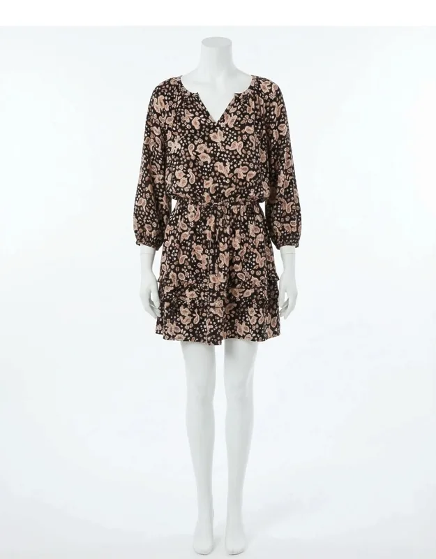 Mina Paisley Mini Dress