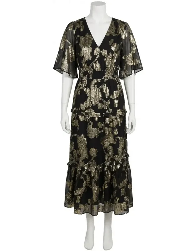 Kiera Jacquard Maxi Dress
