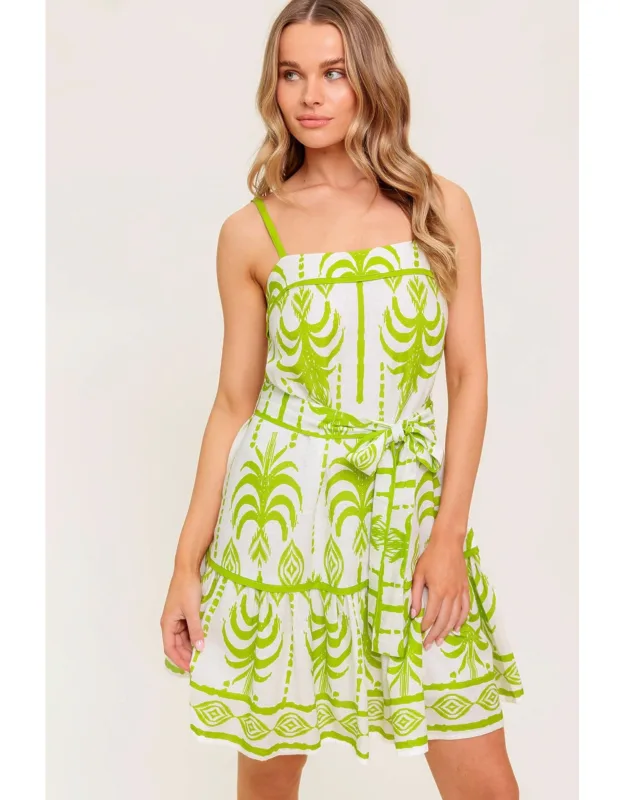 Sundown Charm Woven Mini Dress