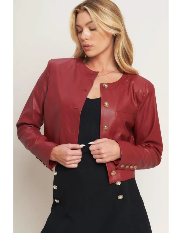 Tactical Grace Leather Jacket