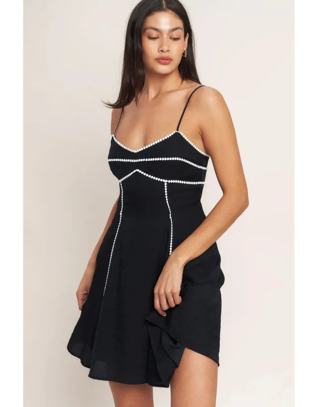 All Eyes On You Woven Mini Dress