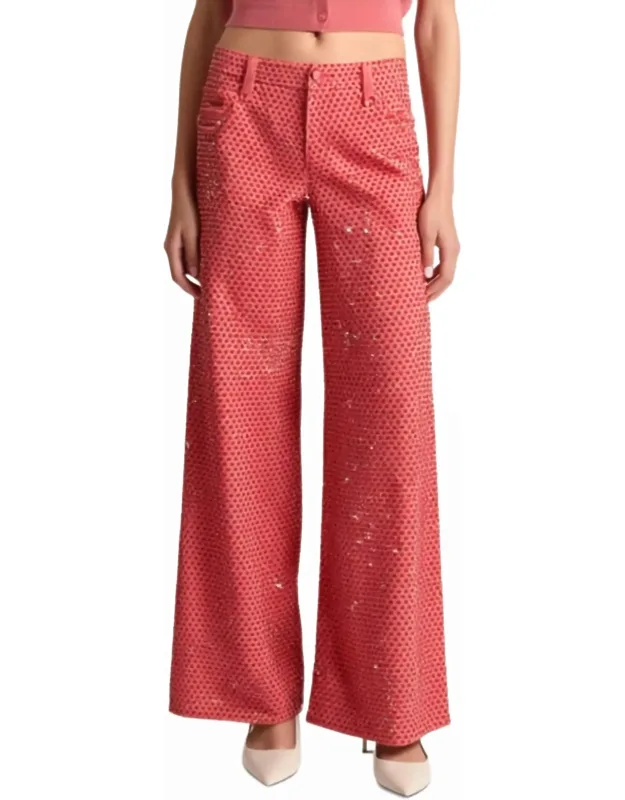 Embellished Baggy Jeans
