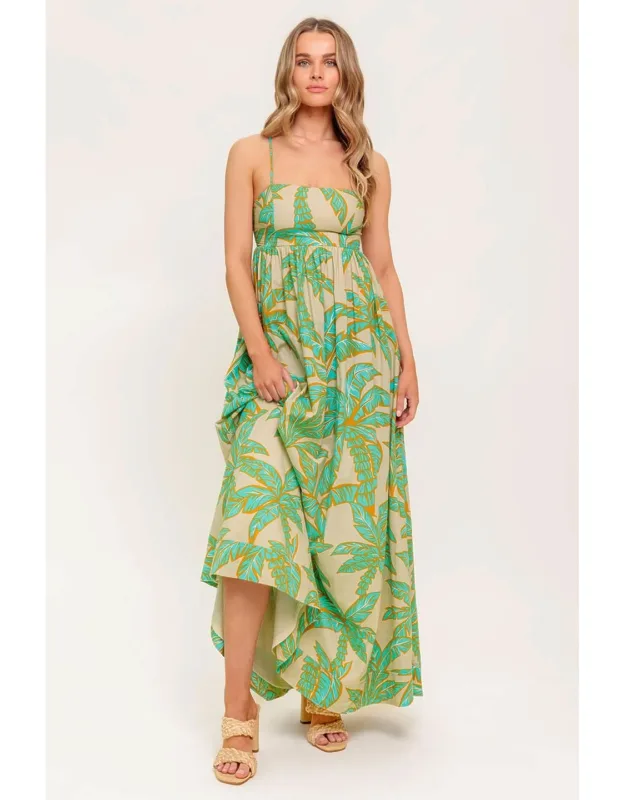 Blossom Spell Woven Maxi Dress