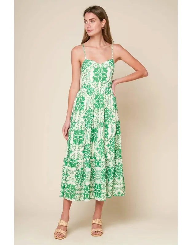 Elegant Woven Midi Dress