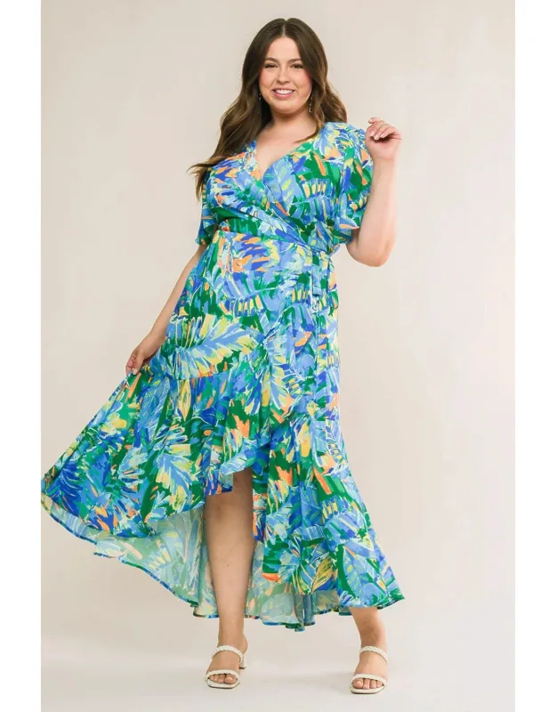 Unexpected Surprise Woven Hi-lo Dress