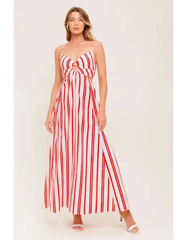 Dream Petals Woven Ankle Dress