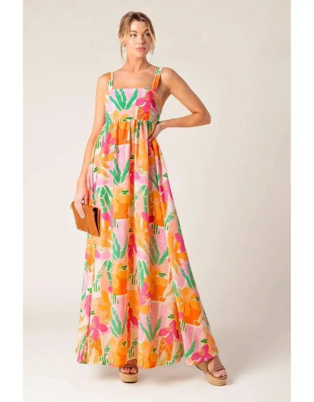 Bon Voyage Woven Maxi Dress