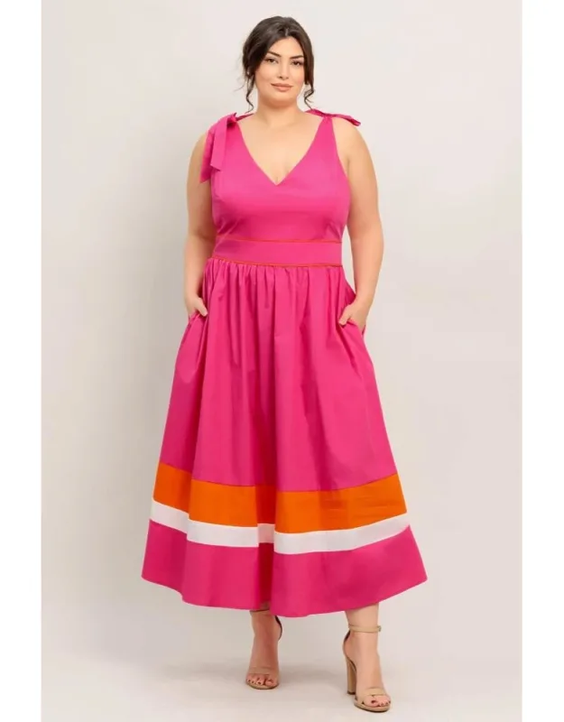 Forest Charm Woven Midi Dress