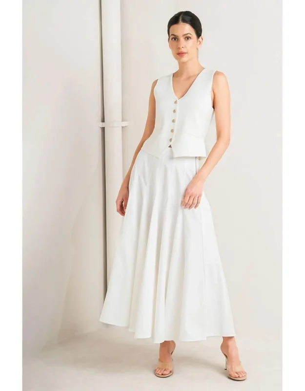 Woven Circle Skirt