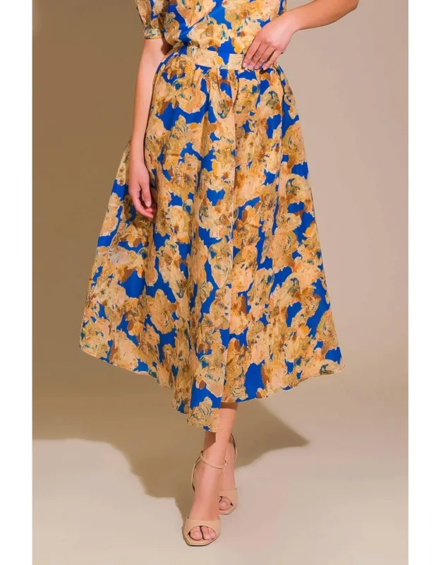Sweetest Harmonies Woven Full Skirt