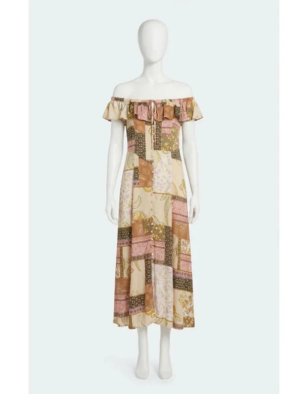 Veda Off Shoulder Midi Dress