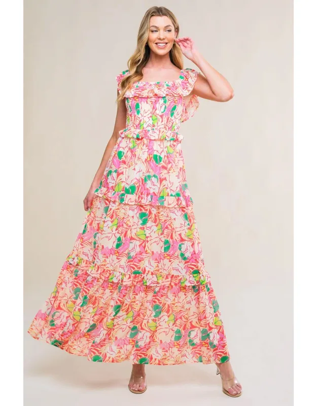 Relaxed Charm Woven Midi Dress