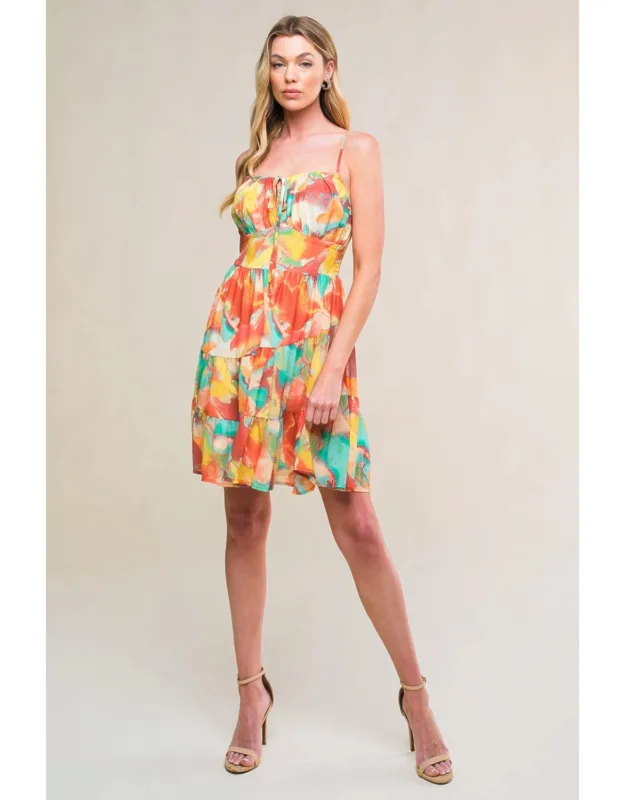 Majestic Energy Woven Mini Dress