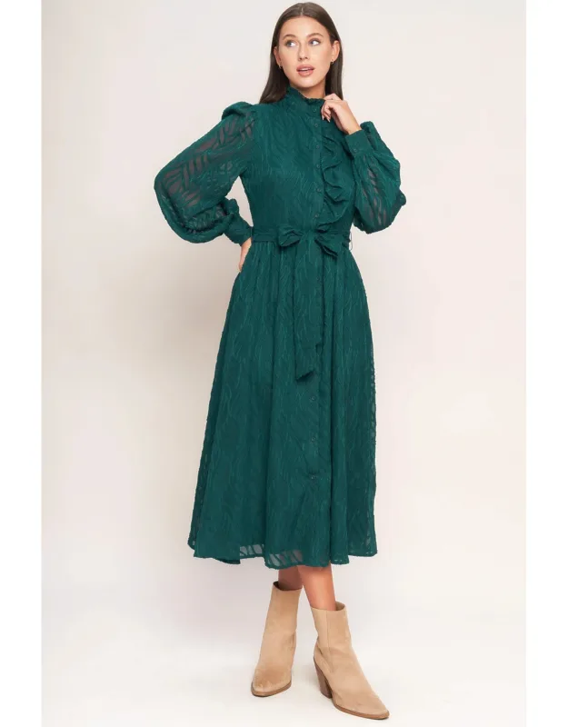 Whisper Woven Midi Dress