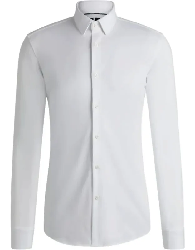 Performance-stretch Cotton-blend Jersey Shirt