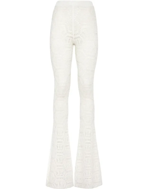 Lurex Knit Trousers