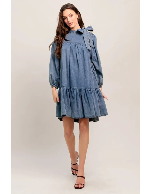 Common Ground Light Weight Denim Mini Dress