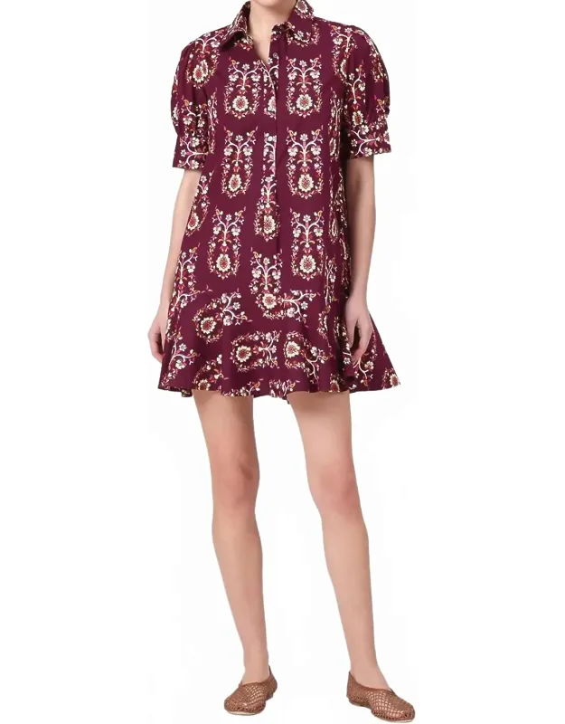 Dress In Bramble Motifs