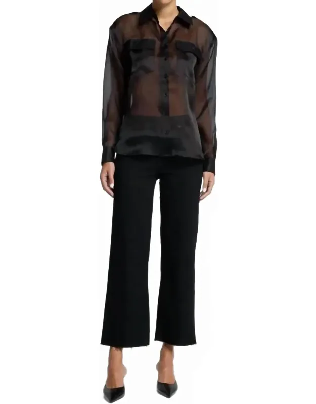 High Rise Ankle Length Jeans