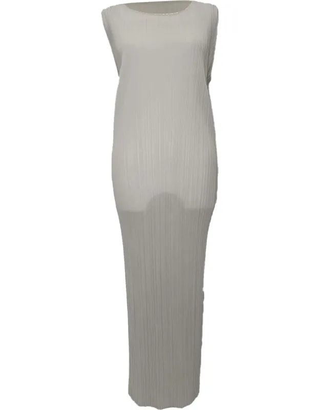 Pleated Midi Dress