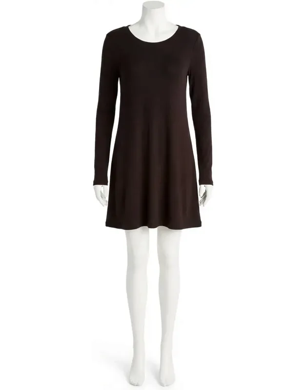 Willa Brushed Rib Swing Dress