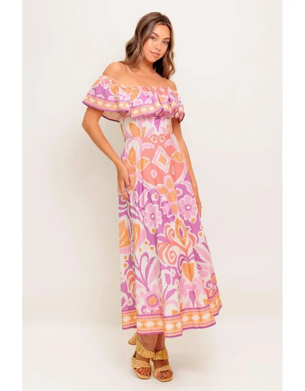 Cabana Dream Woven Midi Dress