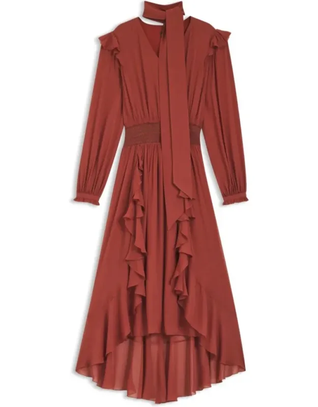 Crepe-georgette Dress