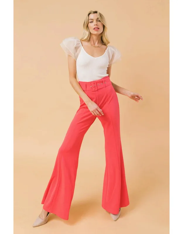 Countdown The Hours Woven Flared Pants