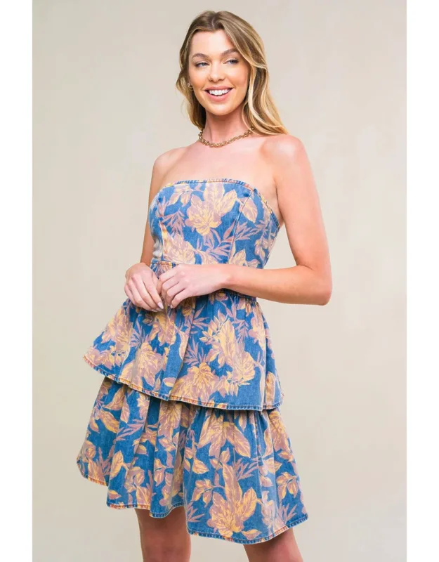 Summer Moments Denim Mini Dress
