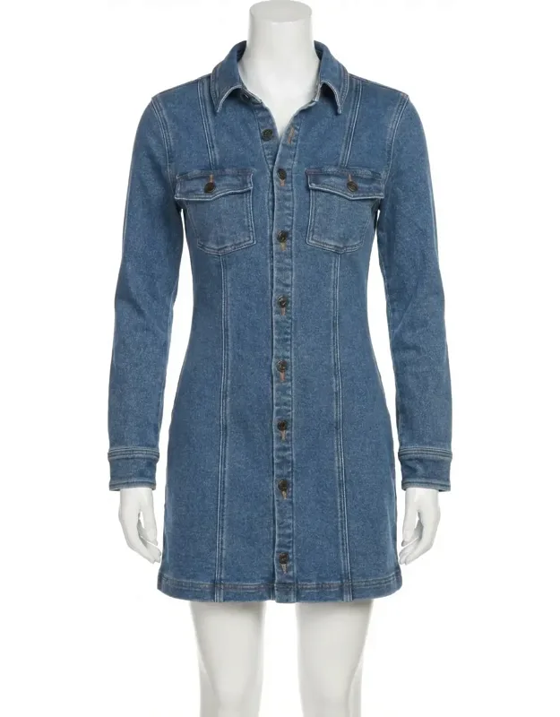 Candice Knit Denim Dress