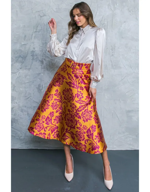 Refined Woven Skirt