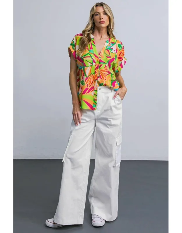 Adorable Posh Woven Cargo Pants